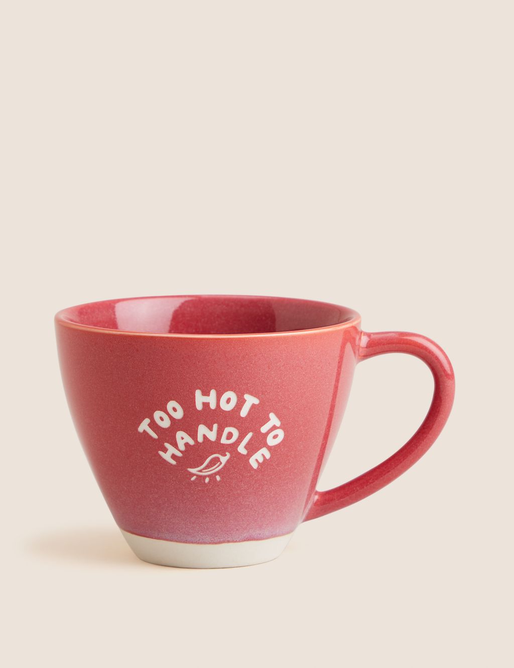 Too Hot To Handle Slogan Mug image 1