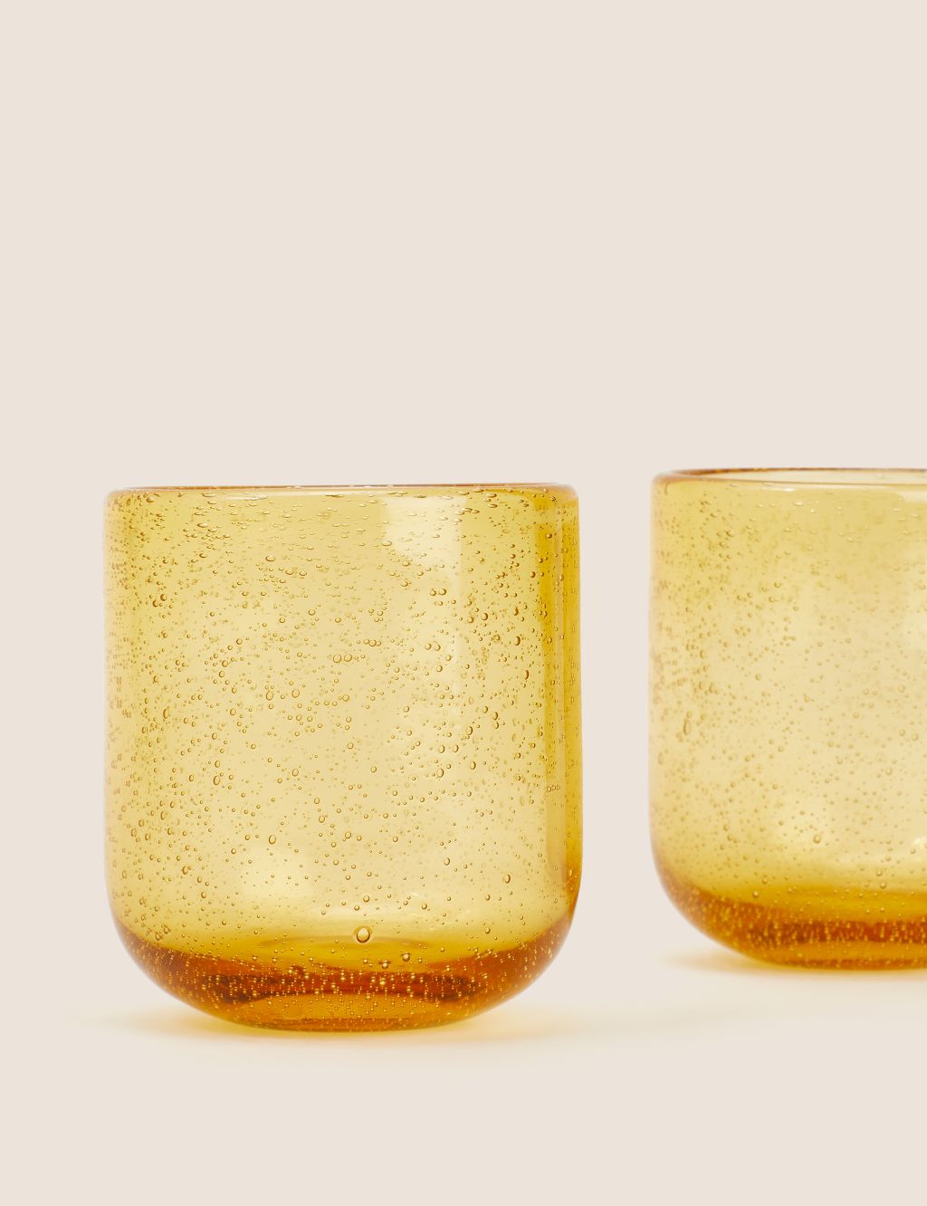 Set of 2 Handmade Glass Tumblers image 3