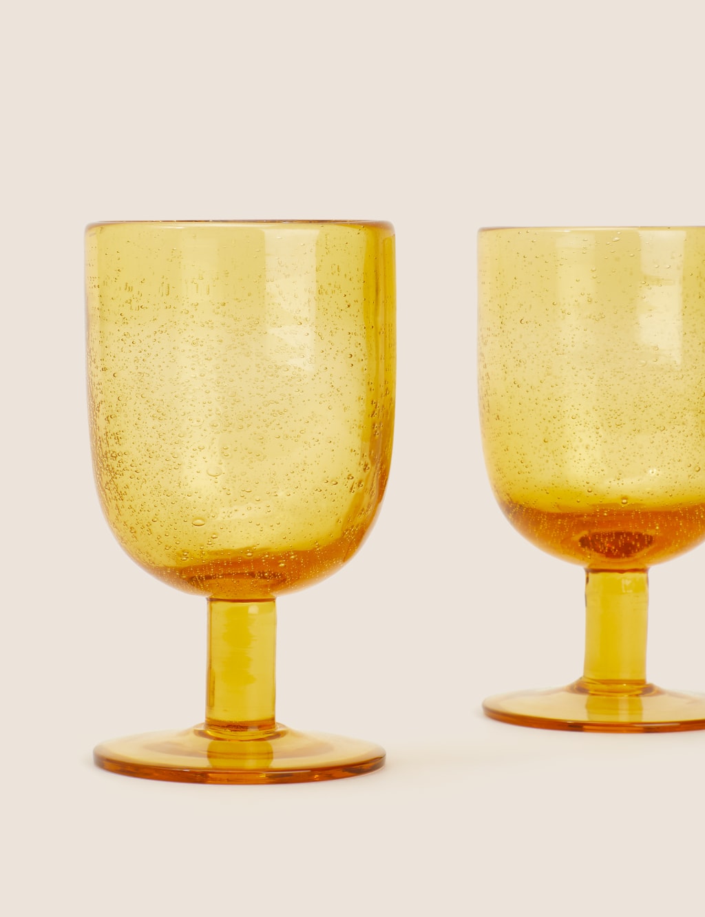Set of 2 Handmade Wine Glasses image 3
