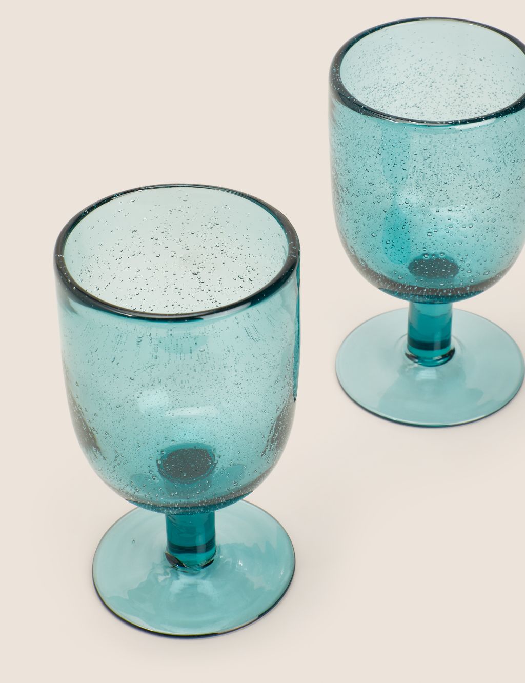 Set of 2 Handmade Wine Glasses image 2