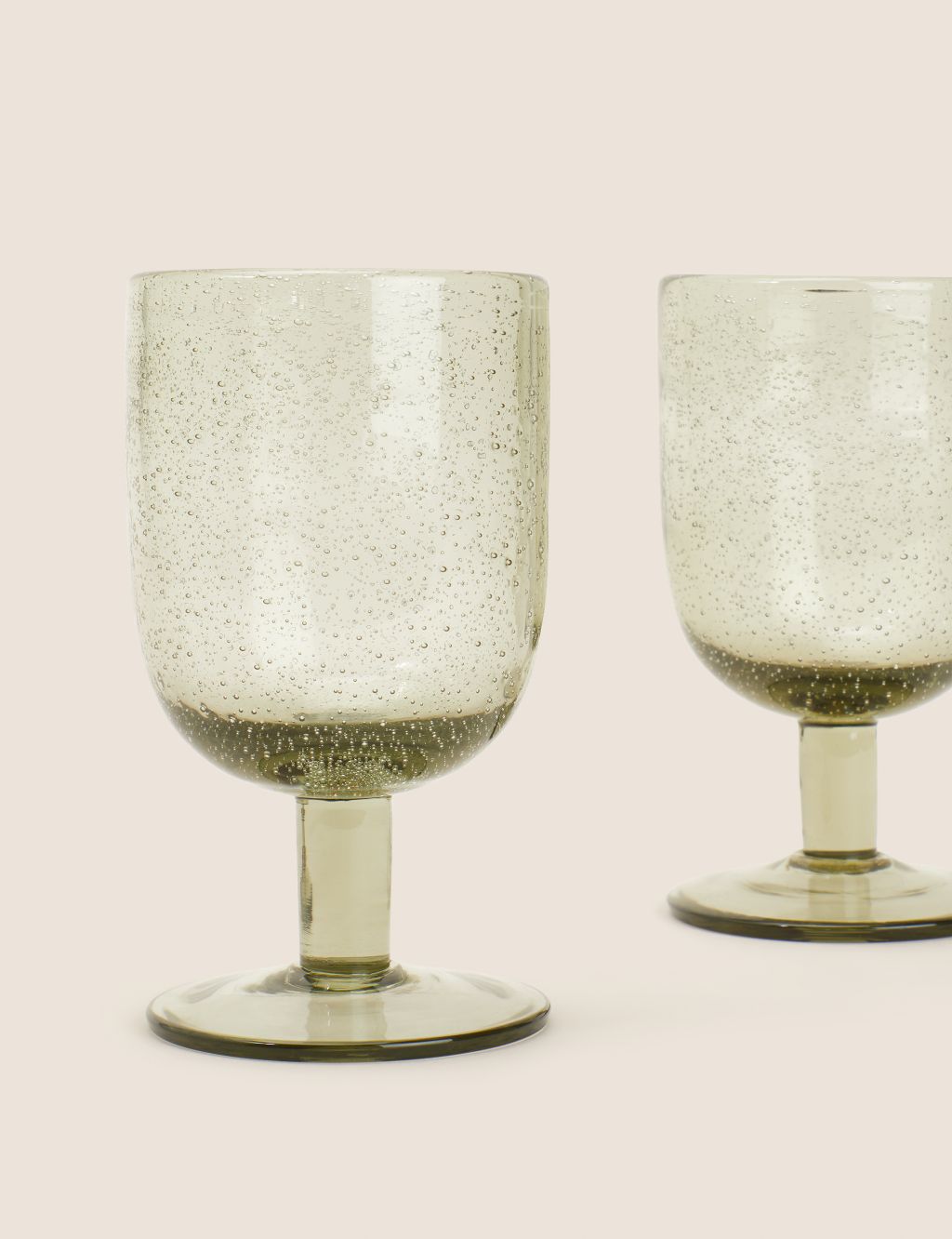 Set of 2 Handmade Wine Glasses image 4