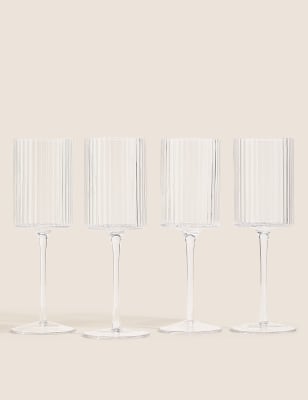 Set of 4 Handmade Celine Wine Glasses