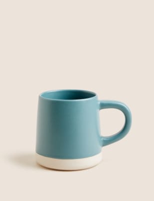 

M&S Collection Satin Tankered Mug - Green, Green