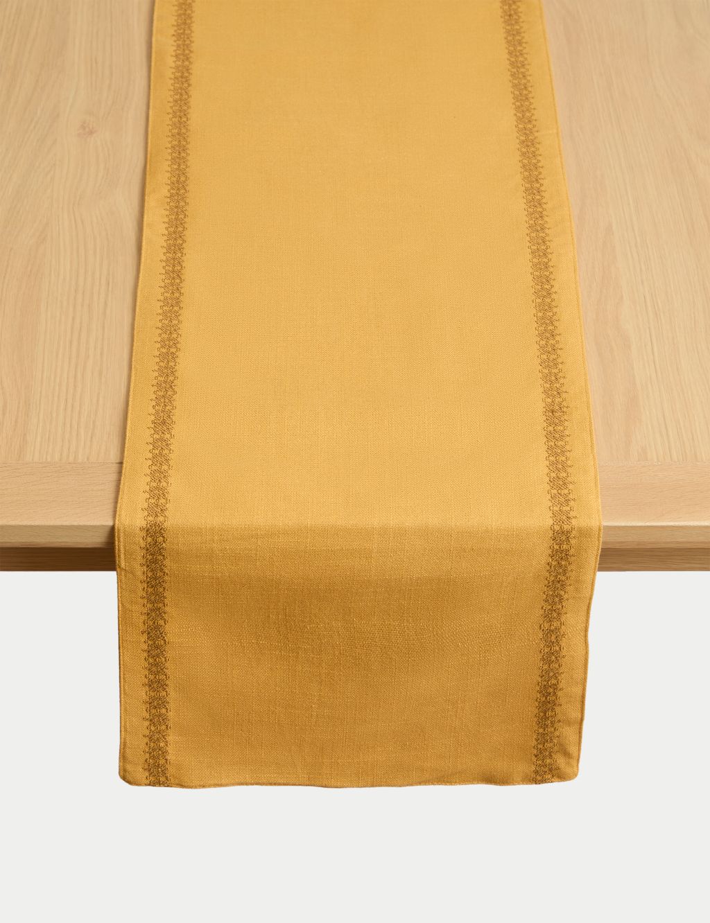 Pure Cotton Embroidered Table Runner