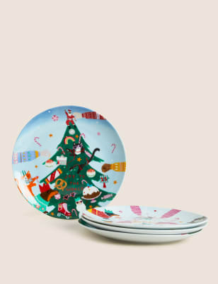 Christmas shop side plates