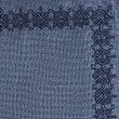 Set of 4 Pure Cotton Embroidered Napkins - darkblue