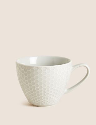 M&S Textured Mug - Cream, Cream