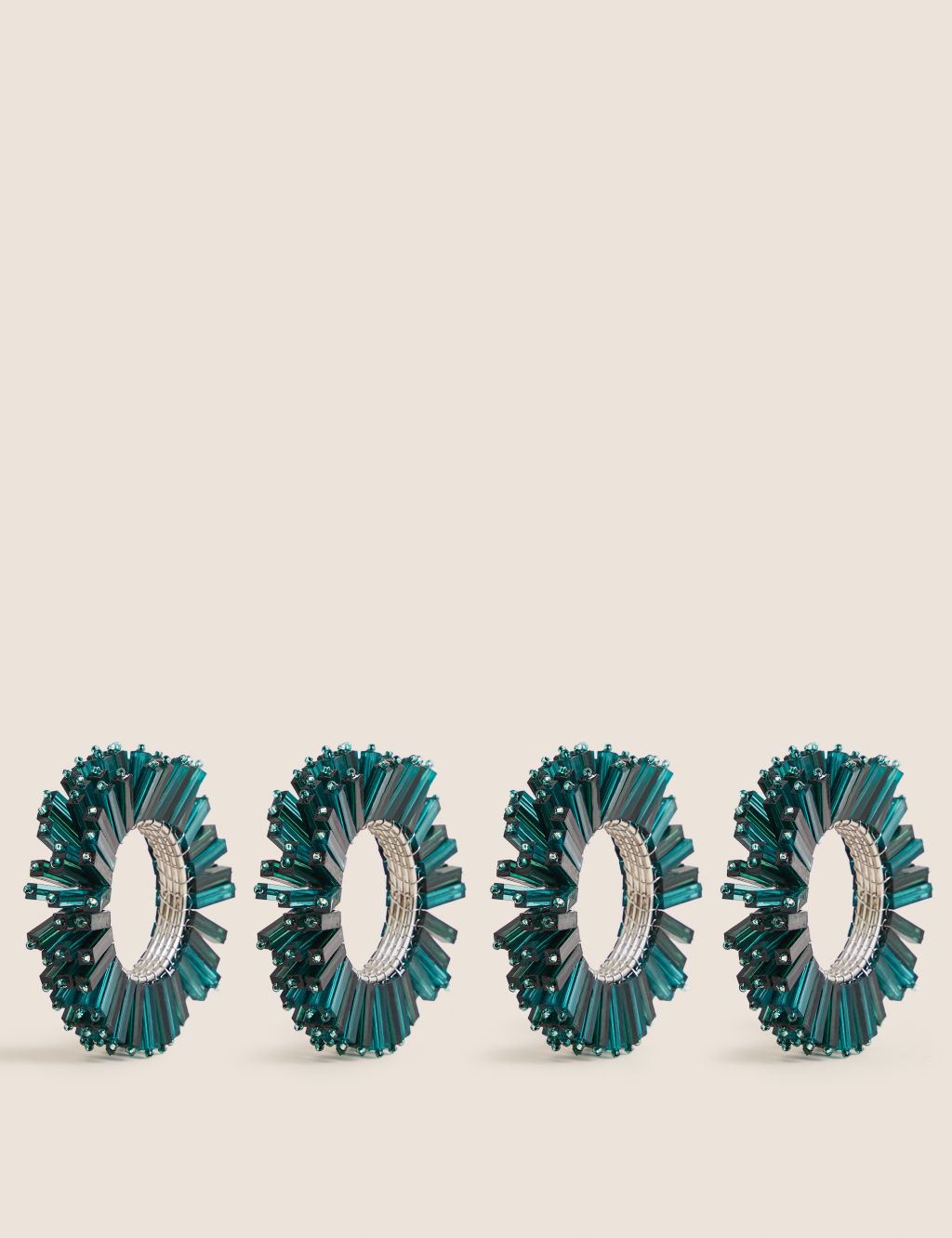Set of 4 Starburst Napkin Rings image 1