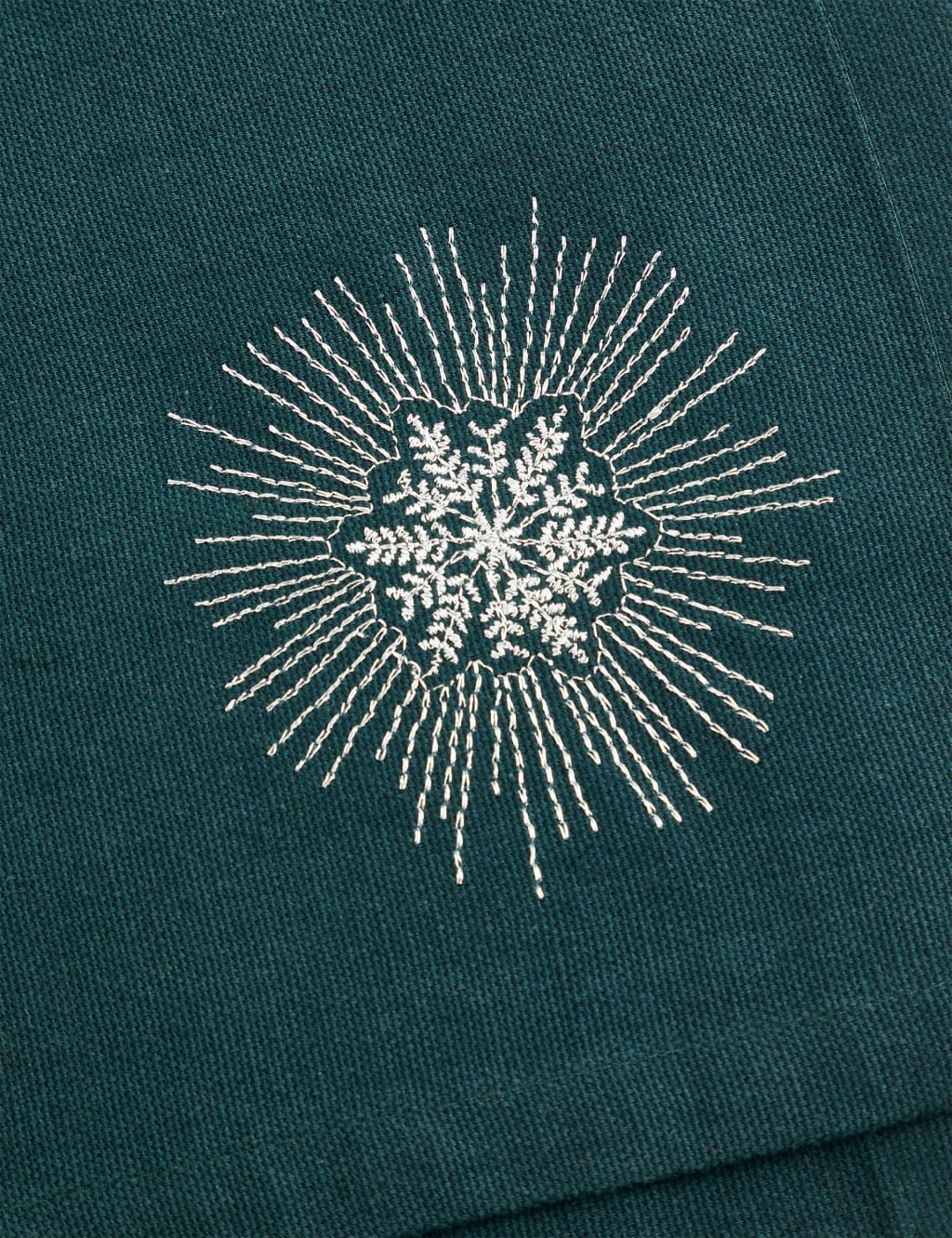Set of 4 Snowflake Napkins image 4