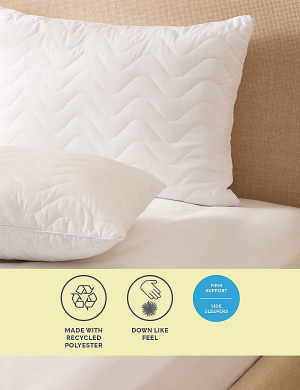 2pk Soft As Down Firm Pillows - GR