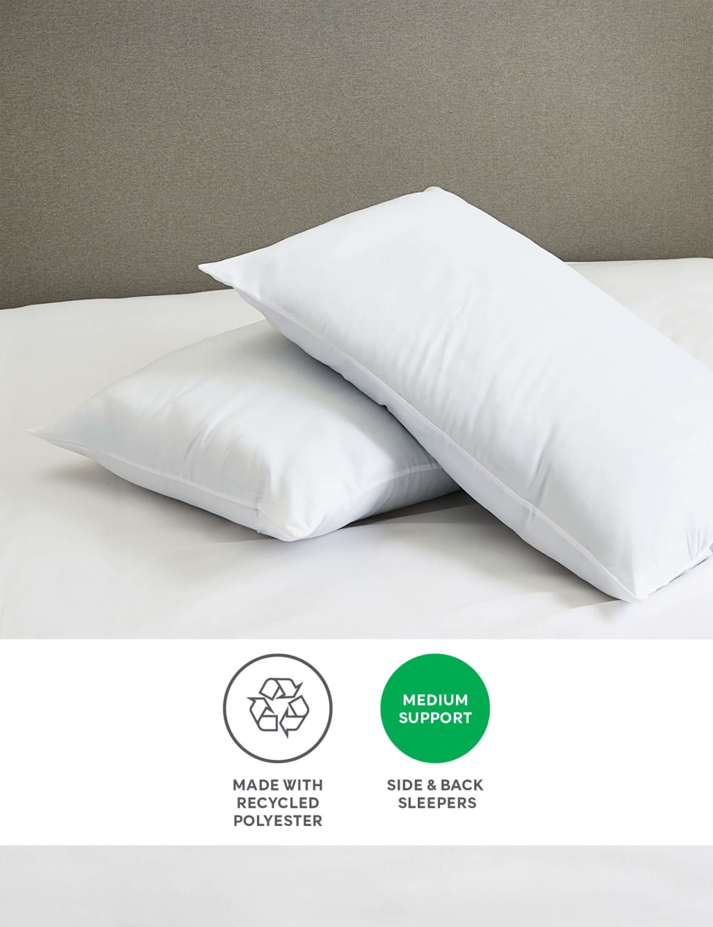 Pillows Synthetic, Goose Down & Feather Pillows M&S