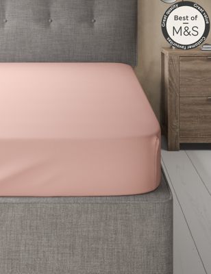 

Comfortably Cool Fitted Sheet - Soft Pink, Soft Pink
