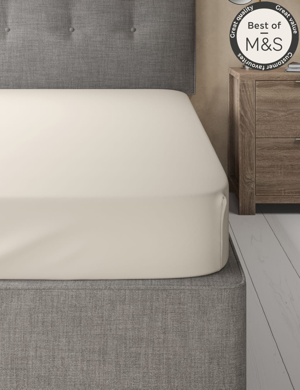 Comfortably Cool Lyocell Rich Fitted Sheet