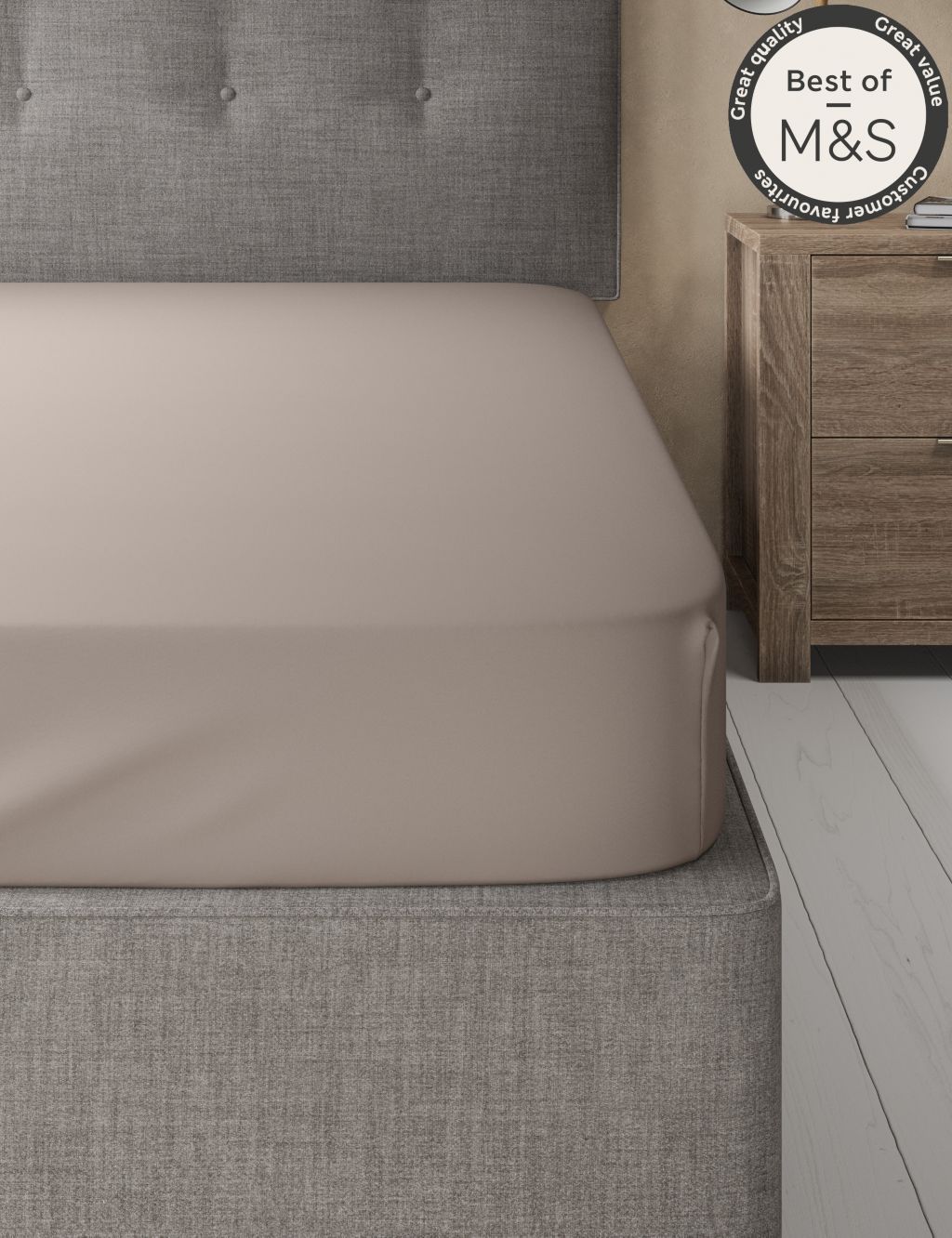 Comfortably Cool Lyocell Rich Fitted Sheet