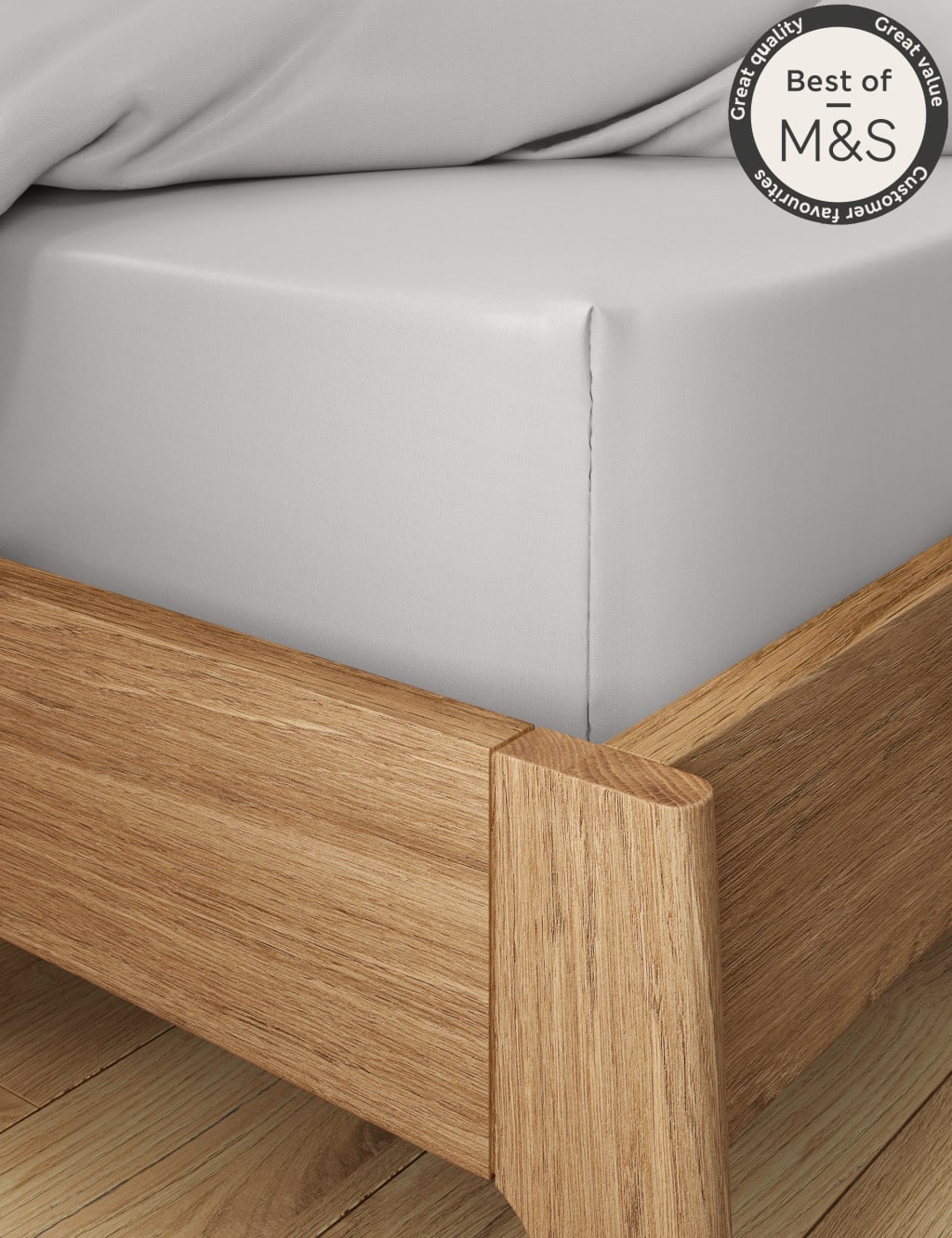 Comfortably Cool Lyocel Rich Deep Fitted Sheet image 1