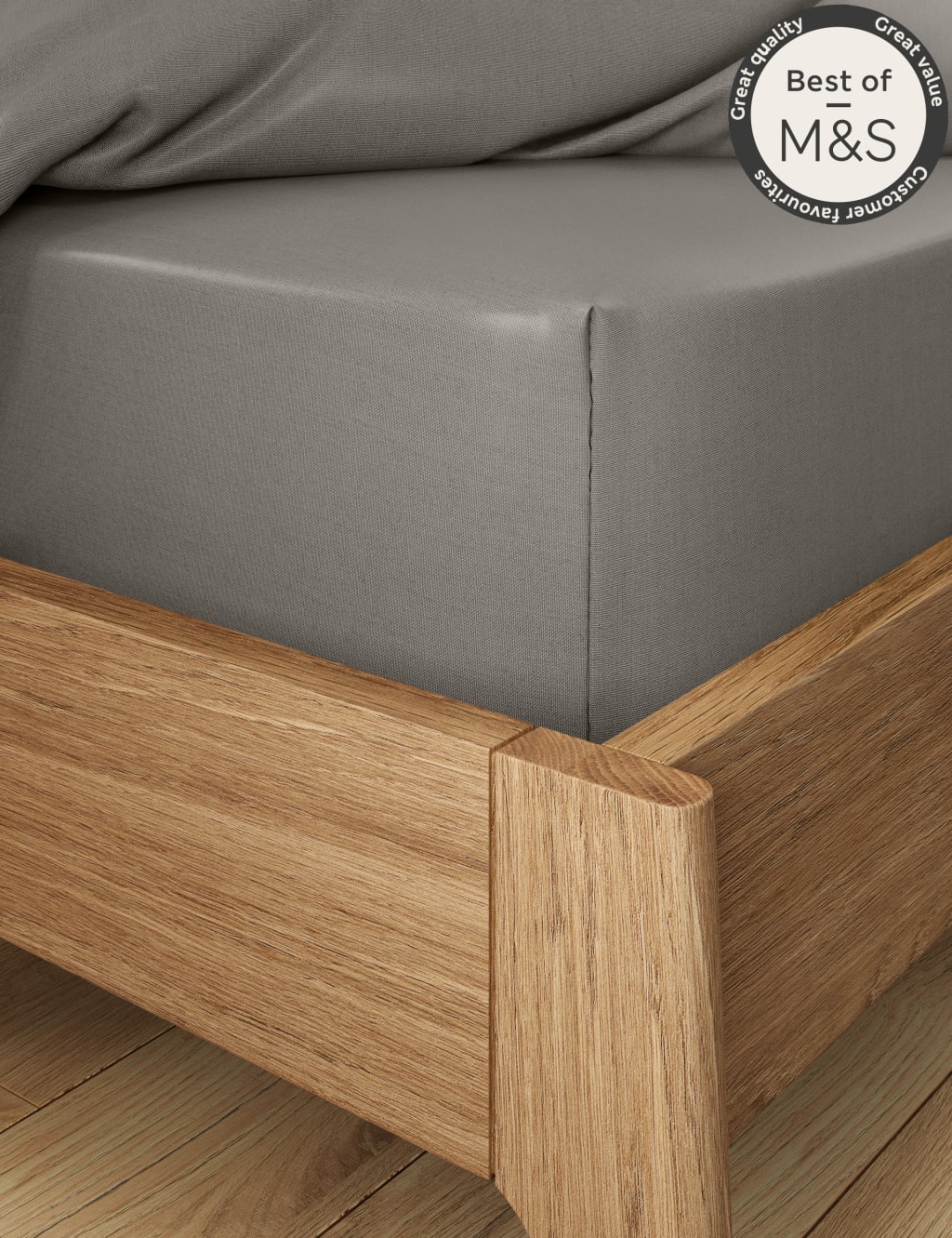 Comfortably Cool Lyocel Rich Deep Fitted Sheet image 1