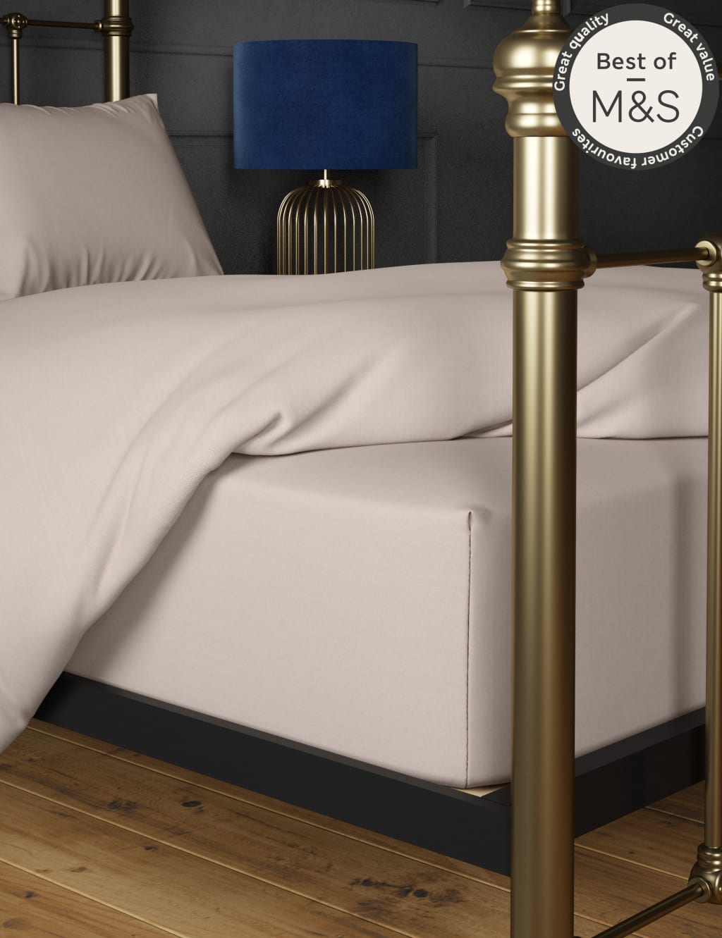 Comfortably Cool Lyocell Rich Extra Deep Fitted Sheet image 1