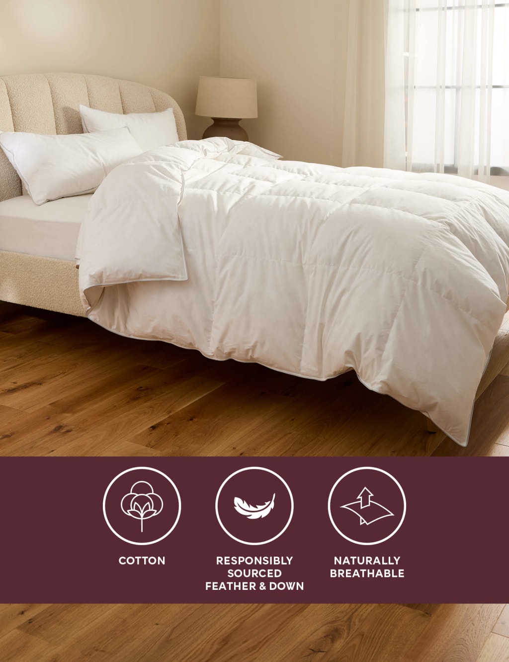 Marks and spencer anti allergy duvet top