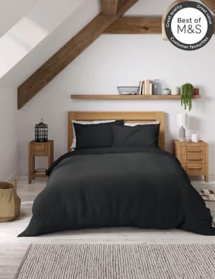 

Oberbettbezug aus ägyptischer Baumwolle (Fadenzahl 230) - Black, Black