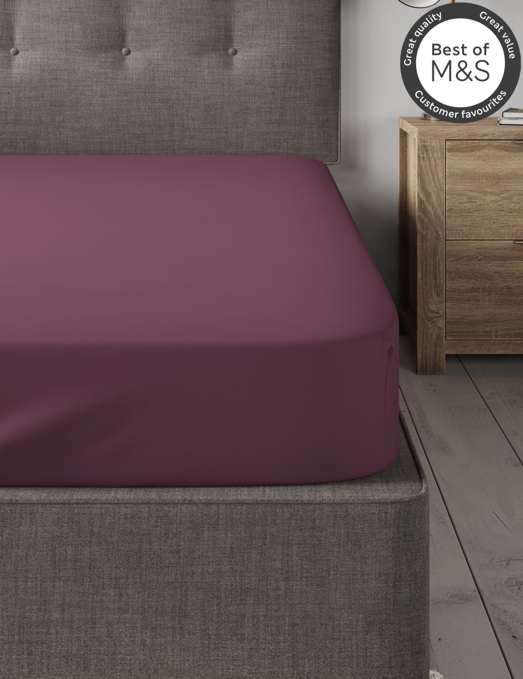 Egyptian Cotton 230 Thread Count Fitted Sheet