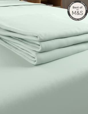 

Egyptian Cotton 230 Thread Count Flat Sheet - Light Aqua, Light Aqua