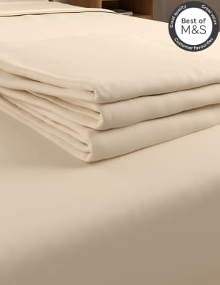 Egyptian Cotton 230 Thread Count Flat Sheet - Ivory, Ivory