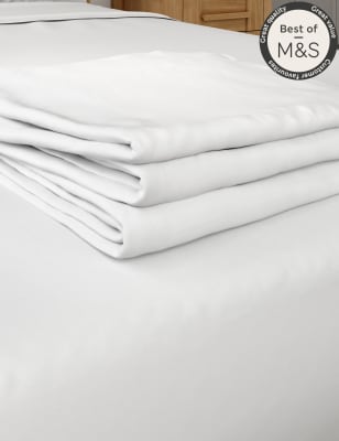 

Egyptian Cotton 230 Thread Count Flat Sheet - White, White