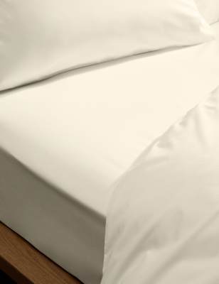 Egyptian Cotton 230 Thread Count Deep Fitted Sheet M&S BN
