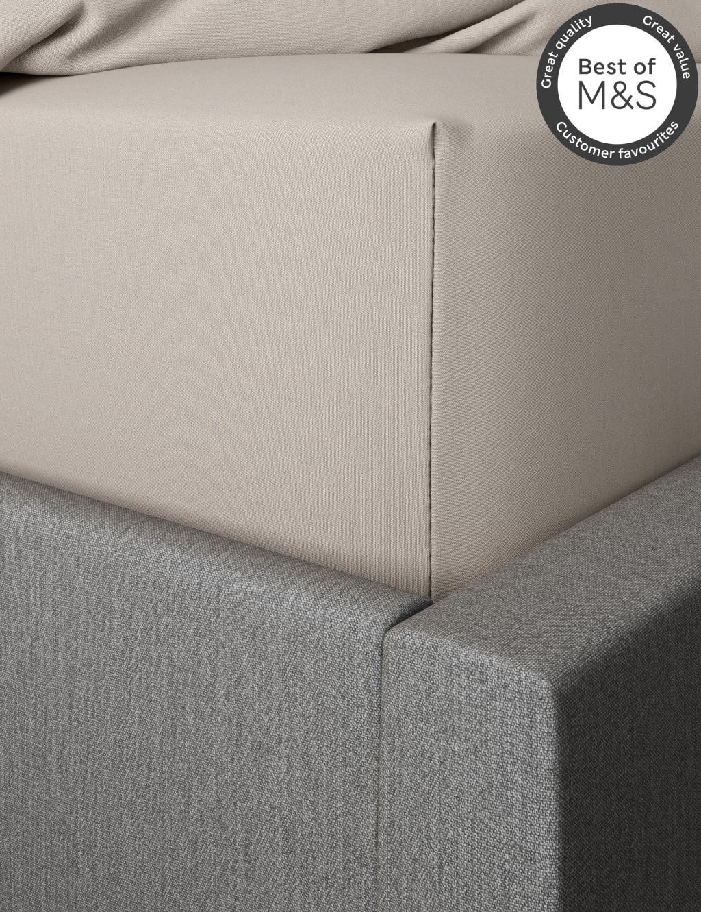 Egyptian Cotton Extra Deep Fitted Sheet image 1