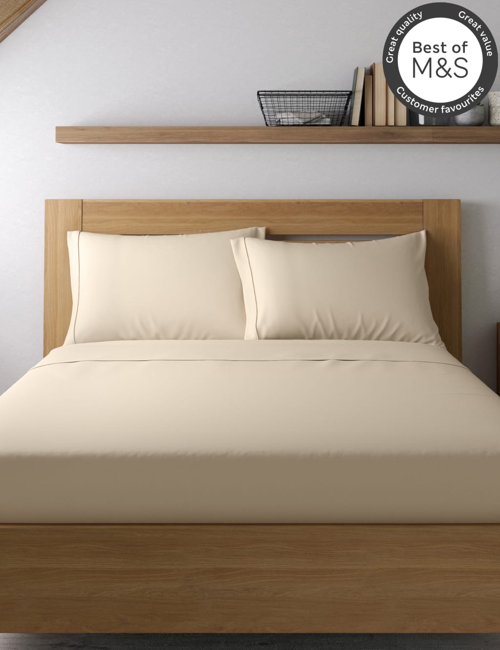 2 Pack Egyptian Cotton 230 Thread Count Pillowcases