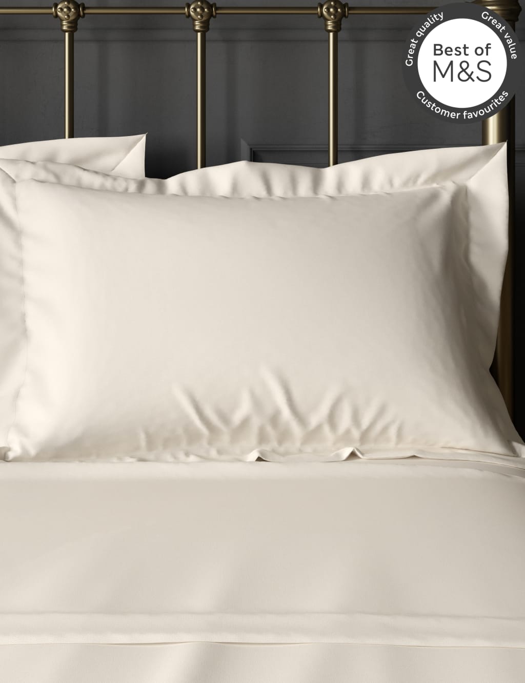 2 Pack Egyptian Cotton 230 Thread Count Oxford Pillowcases