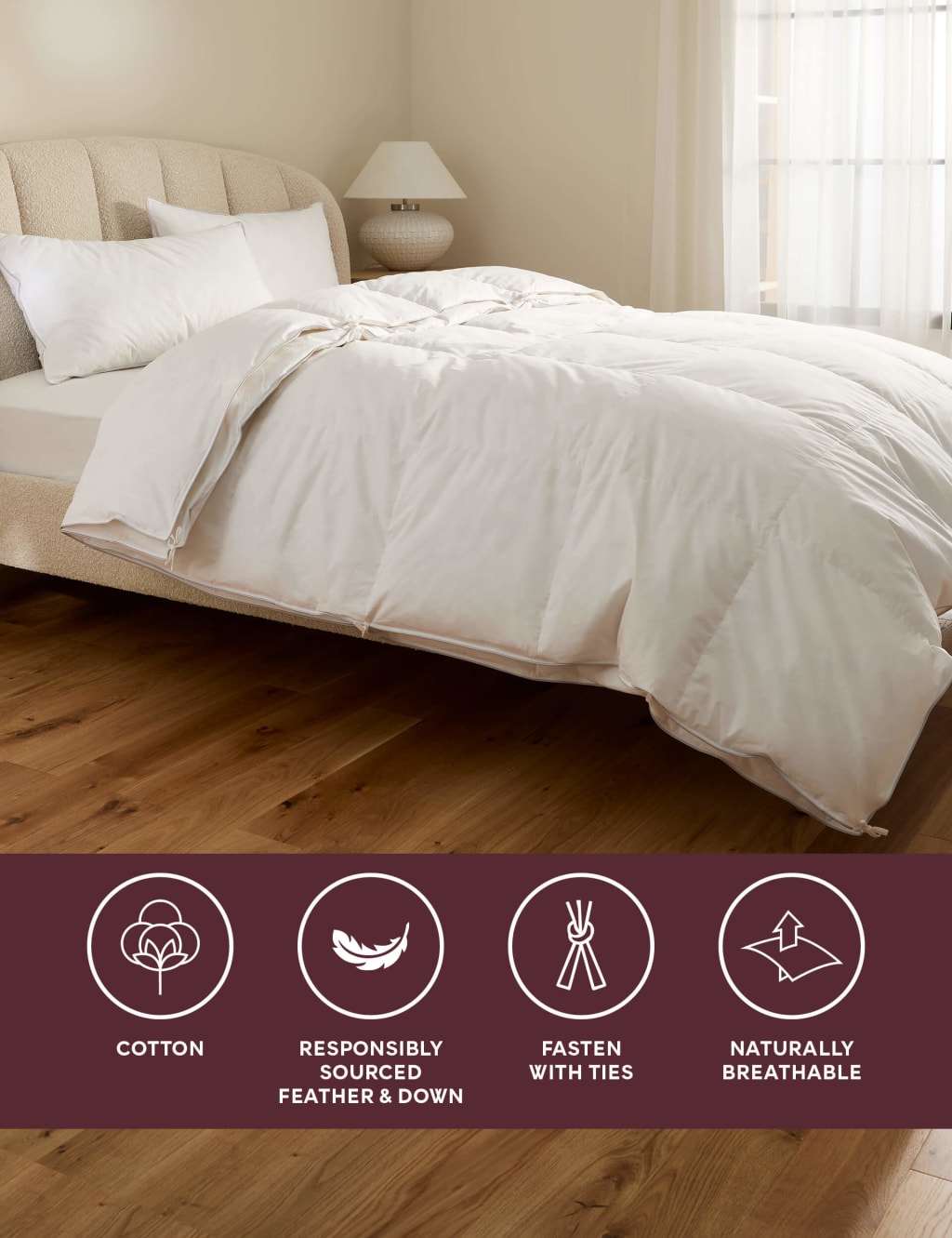 Goose feather and hot sale down duvet king size