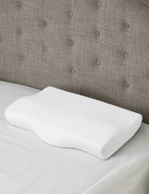 

KALLY SLEEP Festes Kissen bei Nackenschmerzen - Grau Melange, Grau Melange