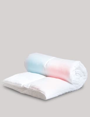 

KALLY SLEEP Bettdecke aus Baumwollmischgewebe mit zwei Tog-Werten - White, White