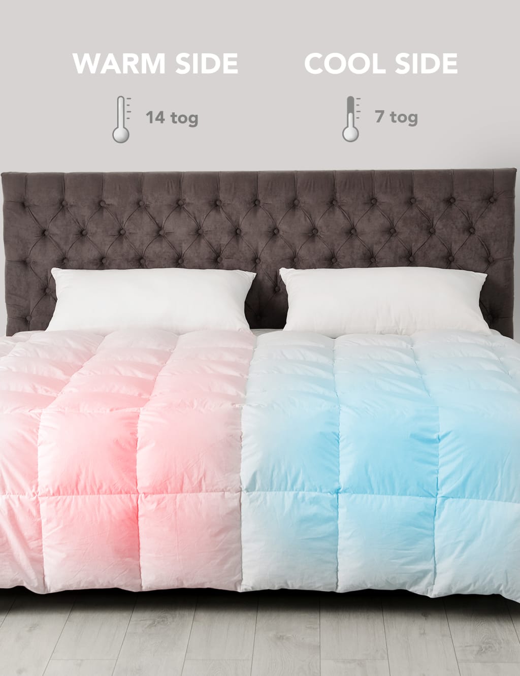 Cotton Blend Dual Tog Duvet image 2
