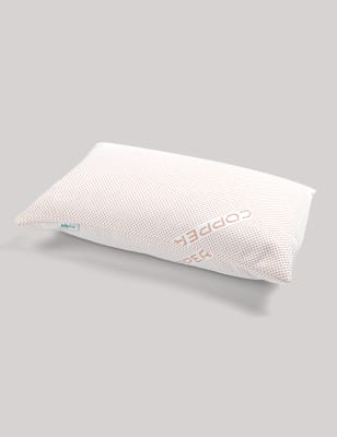 

KALLY SLEEP Almohada antiedad cobre - Blanco, Blanco