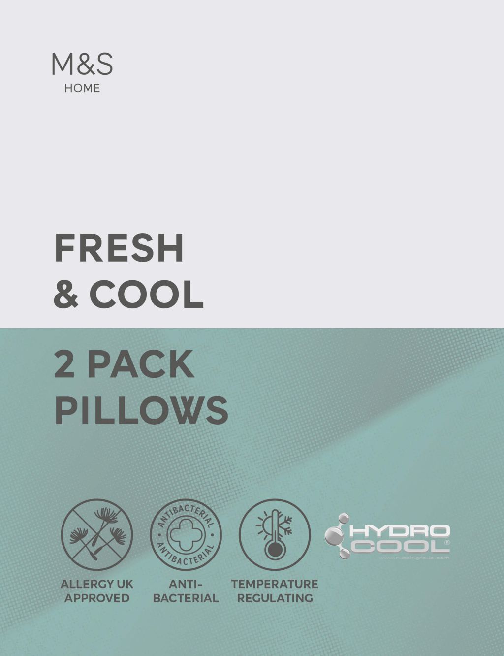 2pk Fresh & Cool Medium Pillows image 1