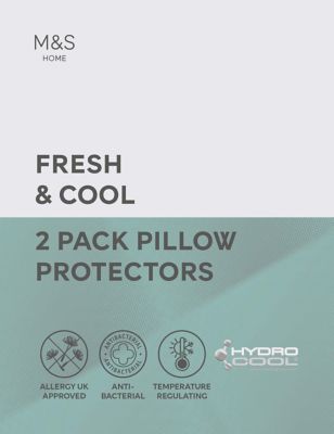 2pk Fresh and Cool Pillow Protectors