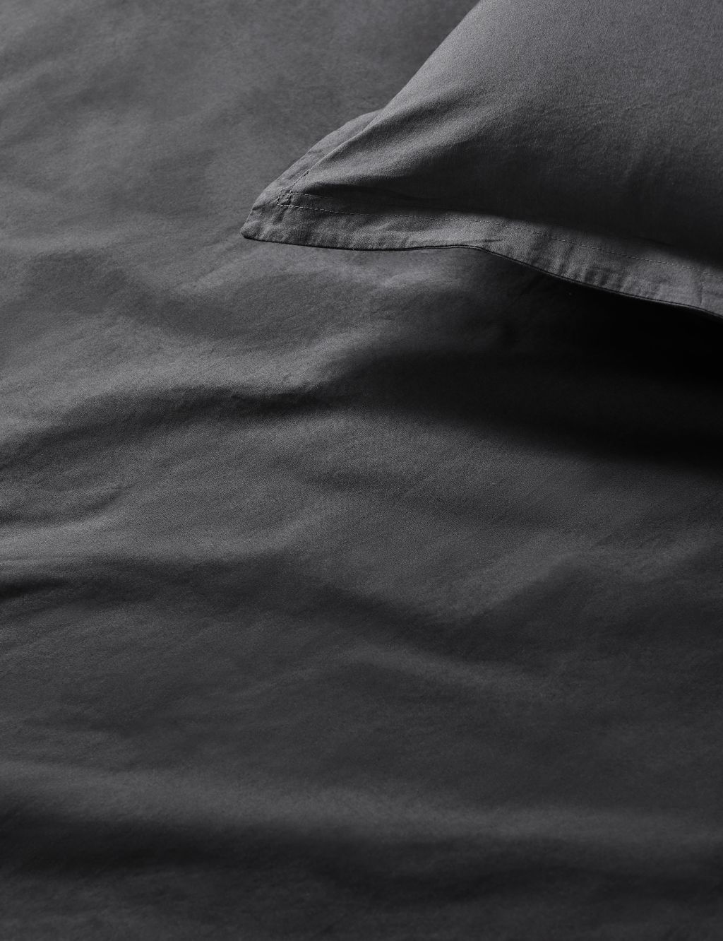 Washed Cotton Deep Fitted Sheet image 2