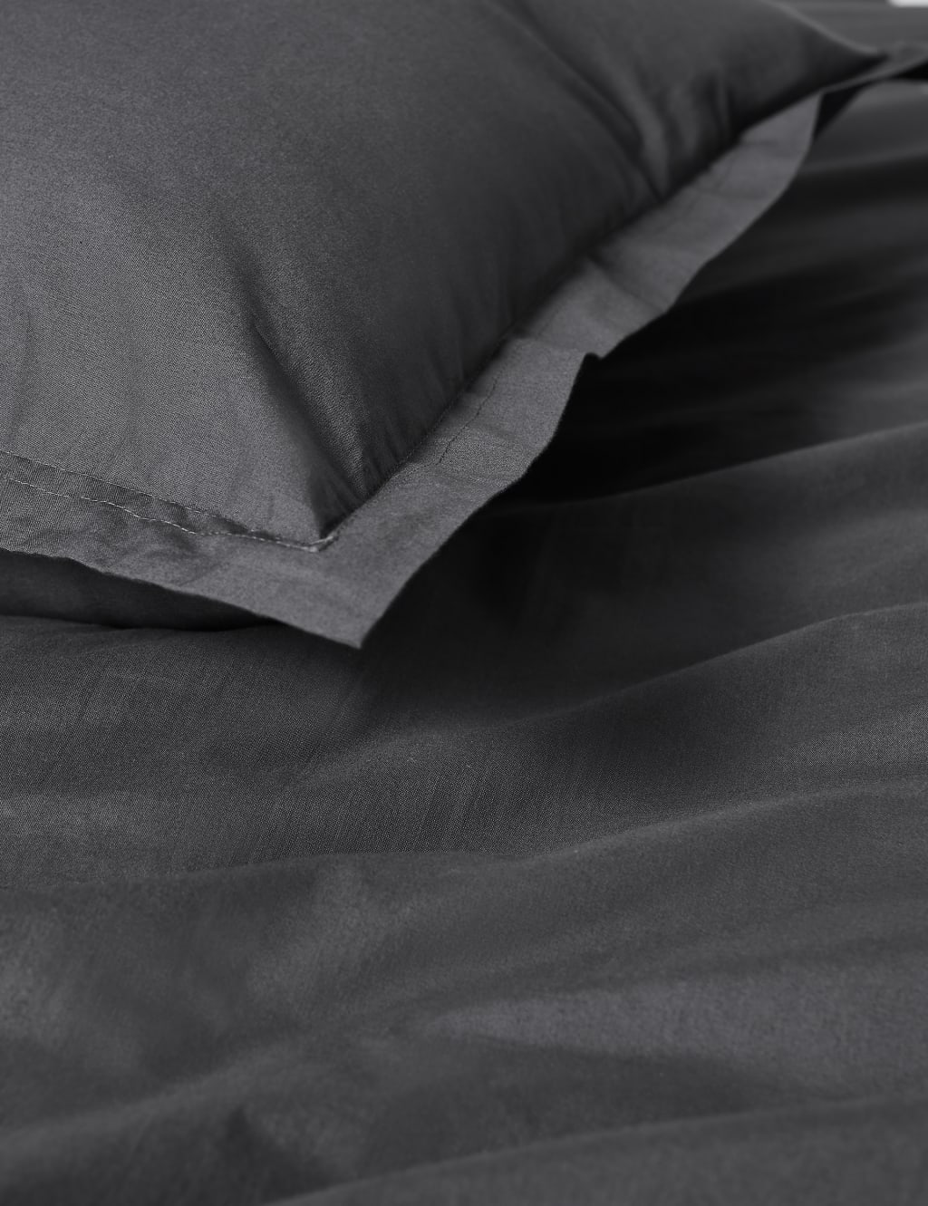 2 Pack Washed Cotton Pillowcases image 3