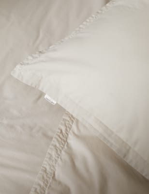 2pk Washed Cotton Square Pillowcases