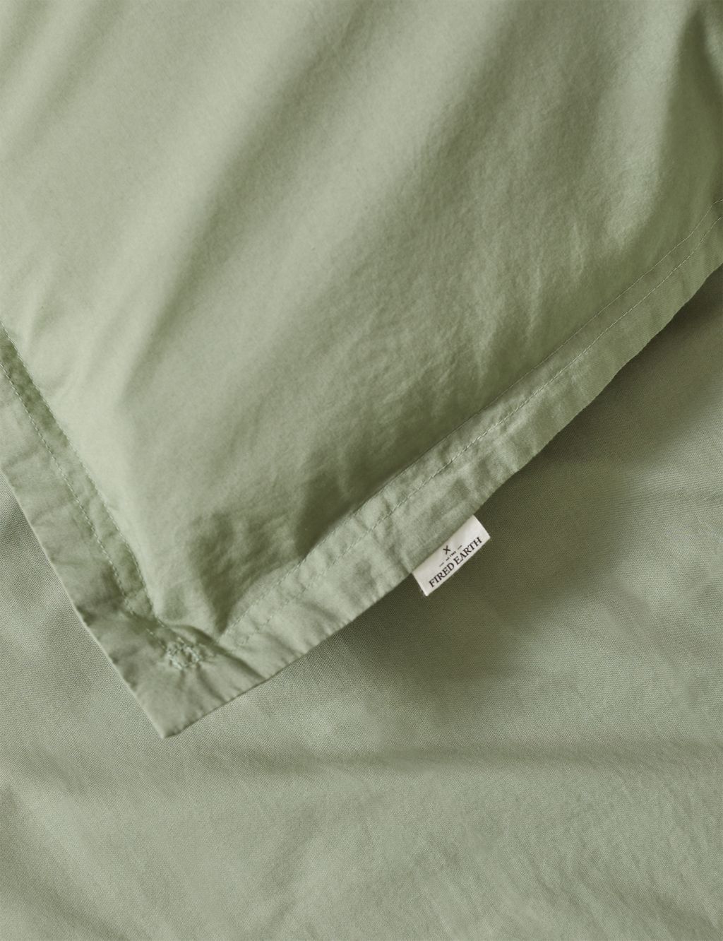 2pk Washed Cotton Square Pillowcases image 2
