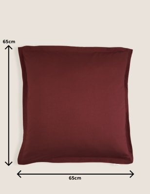 

M&S X Fired Earth Pack de 2 fundas de almohada cuadradas de algodón lavado - Sangre De Dragones, Sangre De Dragones