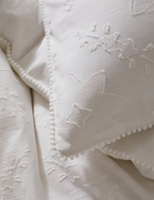 

M&S X Fired Earth Paris Cut Jacquard Gigi Bedding Set - Dover Cliffs, Dover Cliffs