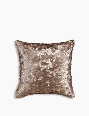 Matte Sequin Cushion | M&S