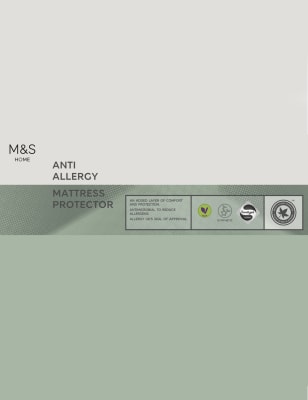 

Anti Allergy Mattress Protector - White, White