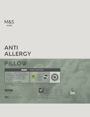 

Festes Anti-Allergie-Kissen - Weiss, Weiss