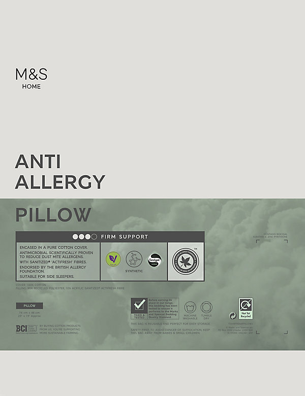 Anti Allergy Firm Pillow - AT