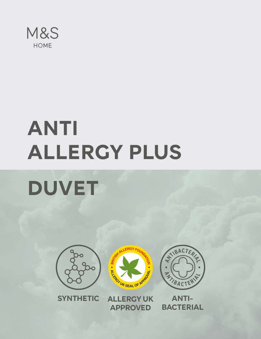 4.5 Tog Anti Allergy Plus Duvet