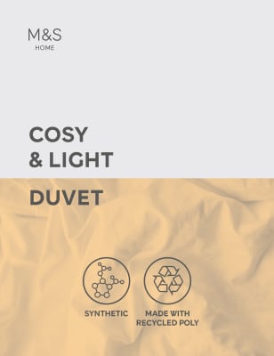 

M&S Collection Gemütliche leichte Bettdecke (Tog-Wert 10,5) - White, White